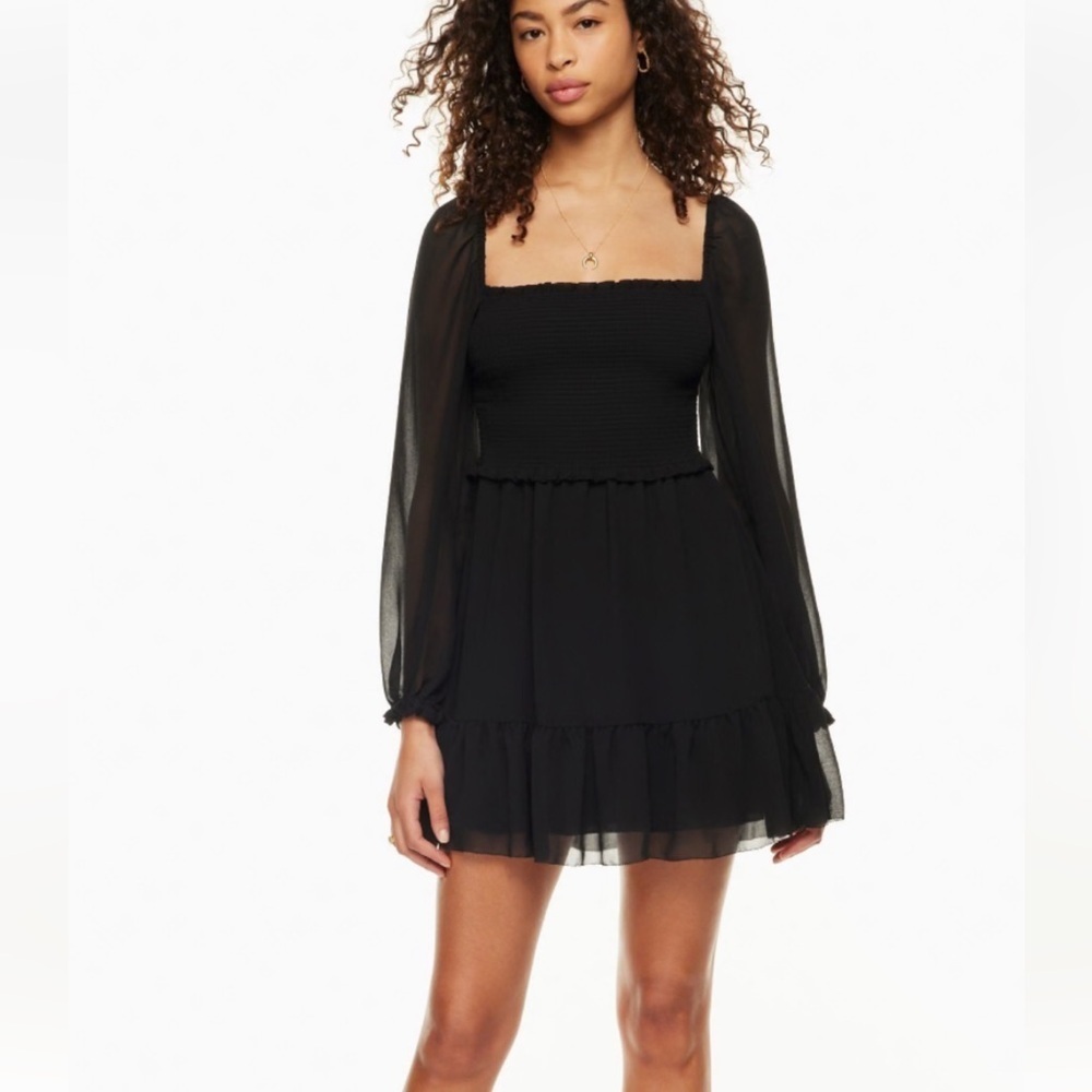 Aritzia Wilfred Tempest Dress in Black - Picture 2 of 14